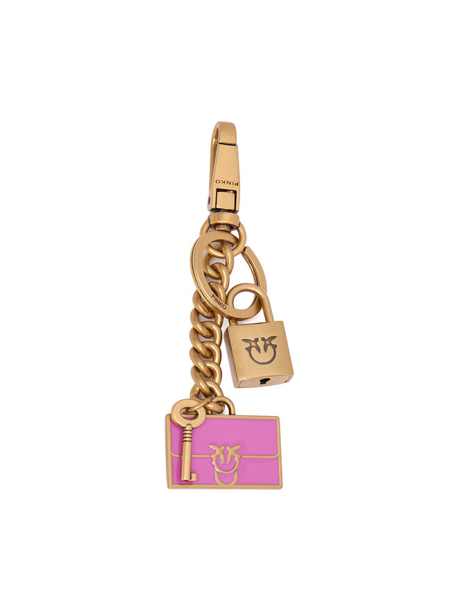 PINKO Privjesak PINKO Bag Keychain AI 25-26 PRR 105516 A25X Zlatna