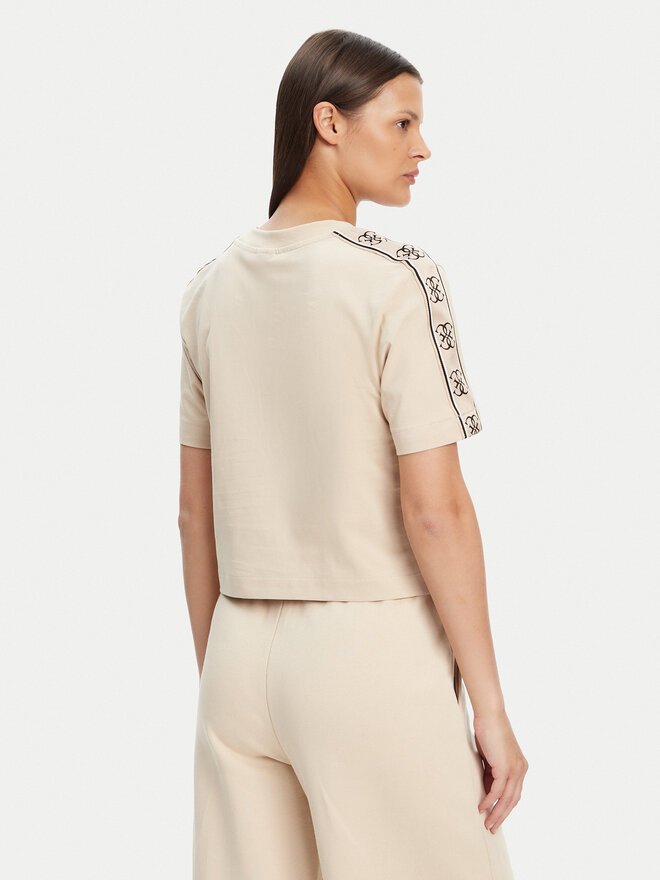 Guess Guess Marškinėliai V3RI08 I3Z14 Smėlio Regular Fit