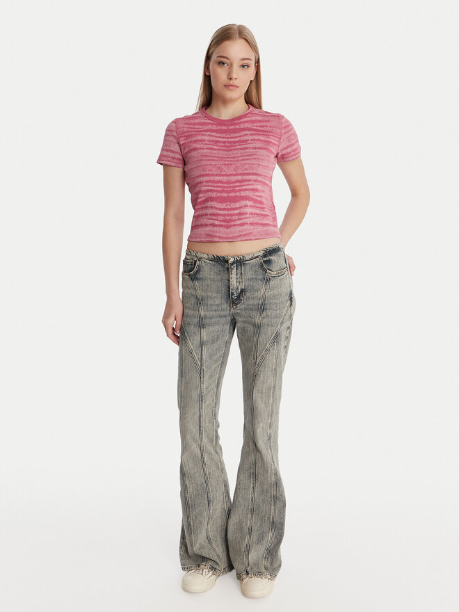 Guess Guess T-Shirt W6RP42 KCTT1 Rosa Regular Fit