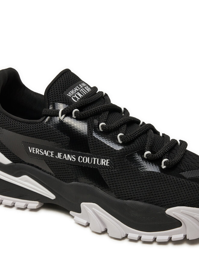 Versace Jeans Couture Снікерcи Versace Jeans Couture New Trail Trek 77YA3SI8 Чорний