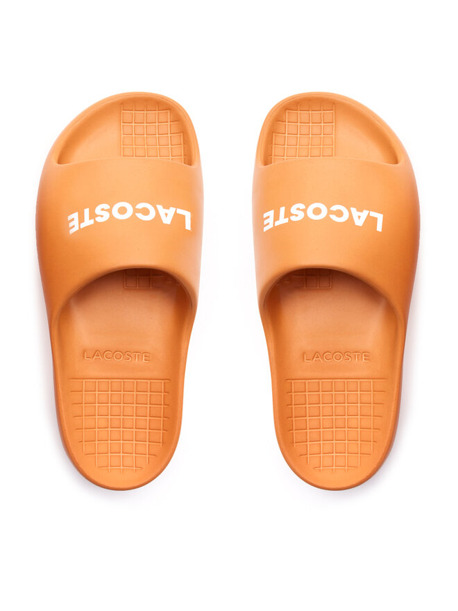 Lacoste Παντόφλες Lacoste Branded Serve Slide 2.0 747CMA0015 Πορτοκαλί