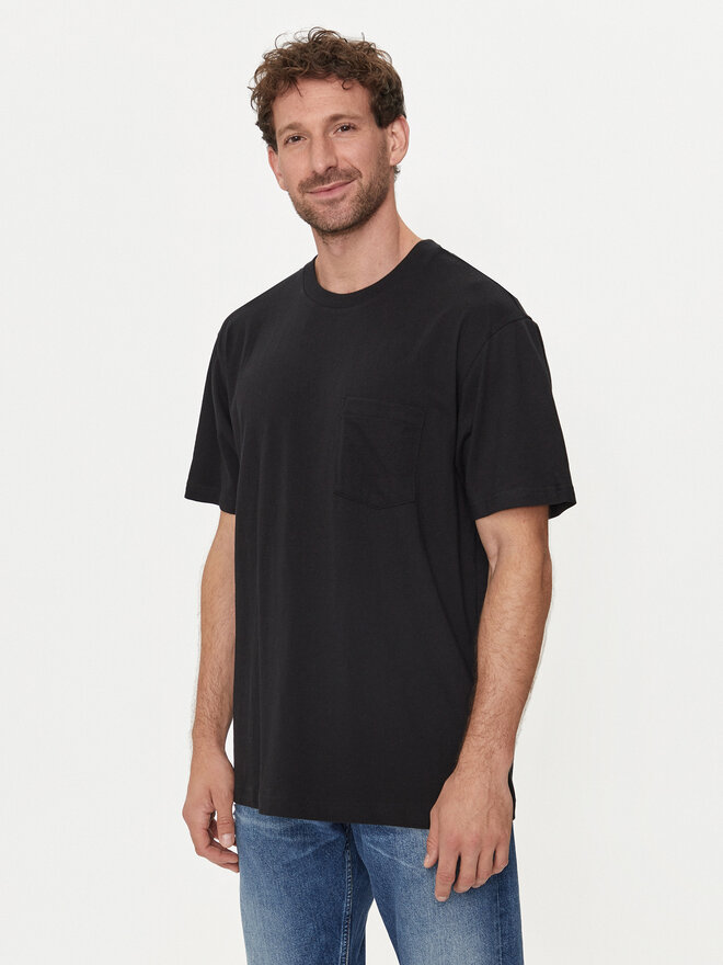 Gap Gap Marškinėliai 507947-08 Juoda Regular Fit