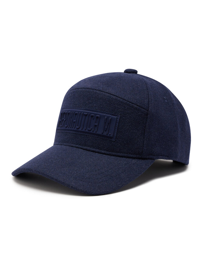 Aeronautica Militare Kepurė su snapeliu Aeronautica Militare Cappellino 222HA1109CT3002 Tamsiai mėlyna