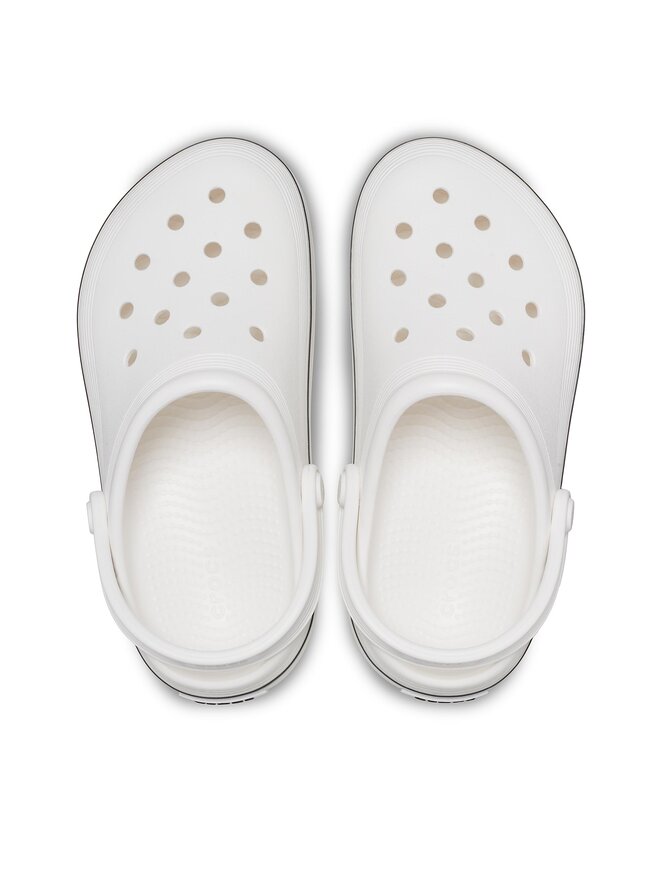 Crocs Pantoletten Crocs Crocs Crocband Clean Clog Kids 208477 Weiß