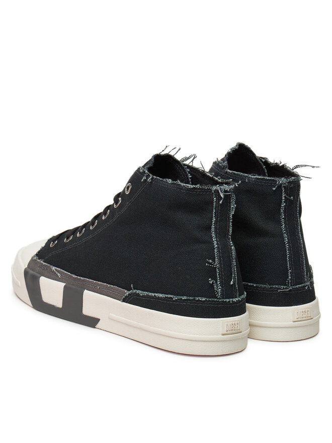 Diesel Trampki Diesel High-Top Y03505PR012 HA688 Czarny