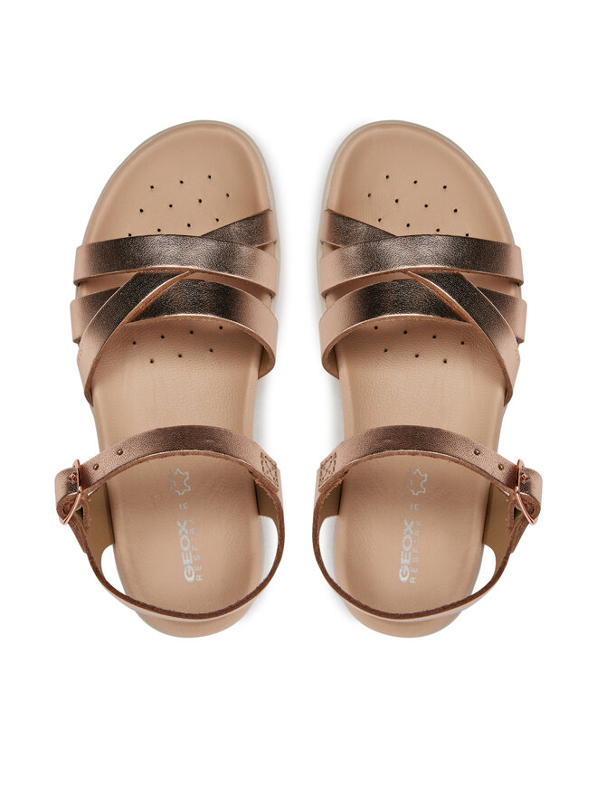 Geox Sandály Geox J Sandal Soleima Gir J45GSA 000CF C7018 S Růžové zlato