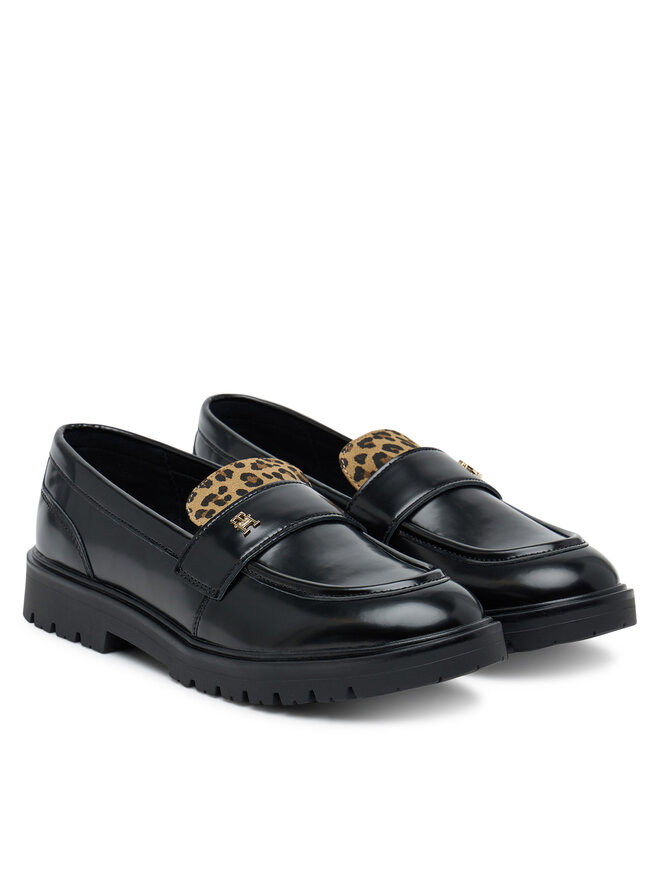 Tommy Hilfiger Halbschuhe Tommy Hilfiger Low Cut Shoe T3A4-34010-1850 Schwarz