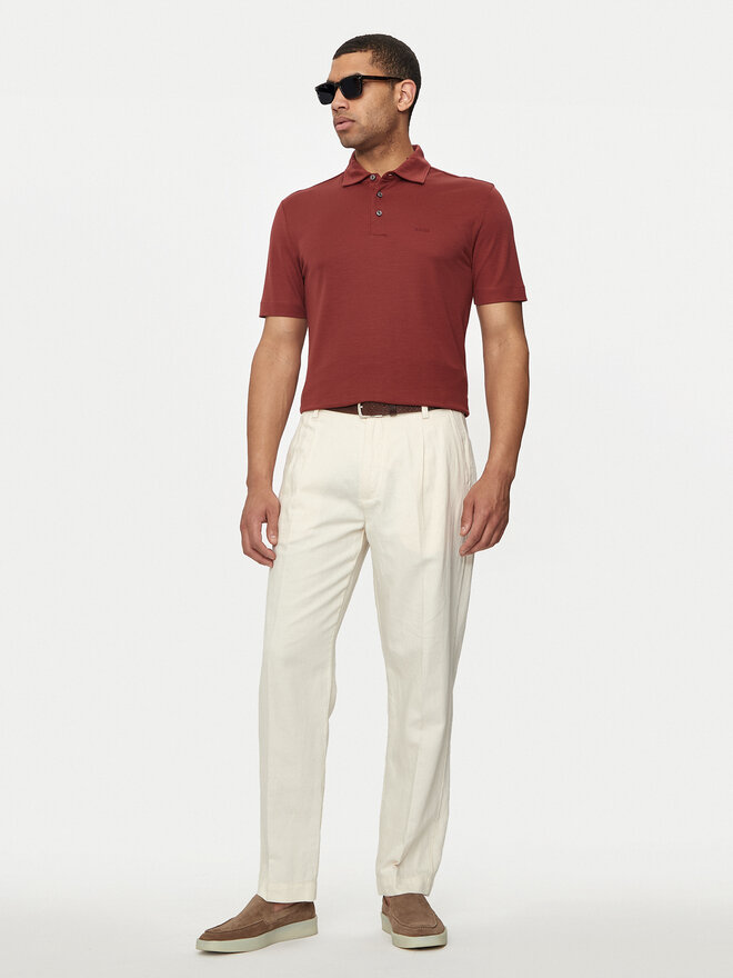 BOSS BOSS Polo Press 55 50508830 Rojo Regular Fit