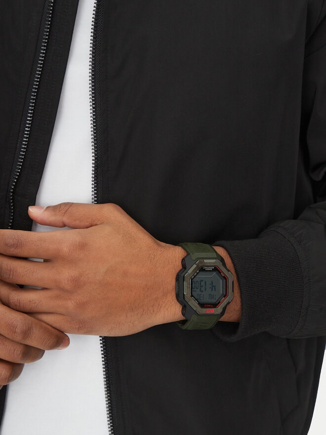 Timex Pulkstenis Timex Ufc Strenght Knockout TW2V88300 Melns