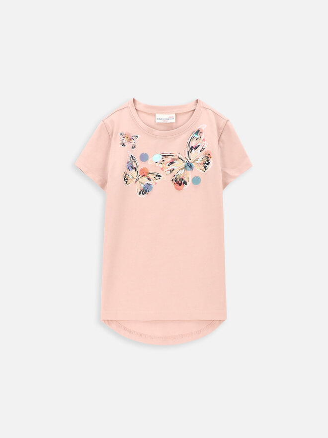 Coccodrillo Coccodrillo Camiseta ZC3143202WGK Rosa Relaxed Fit