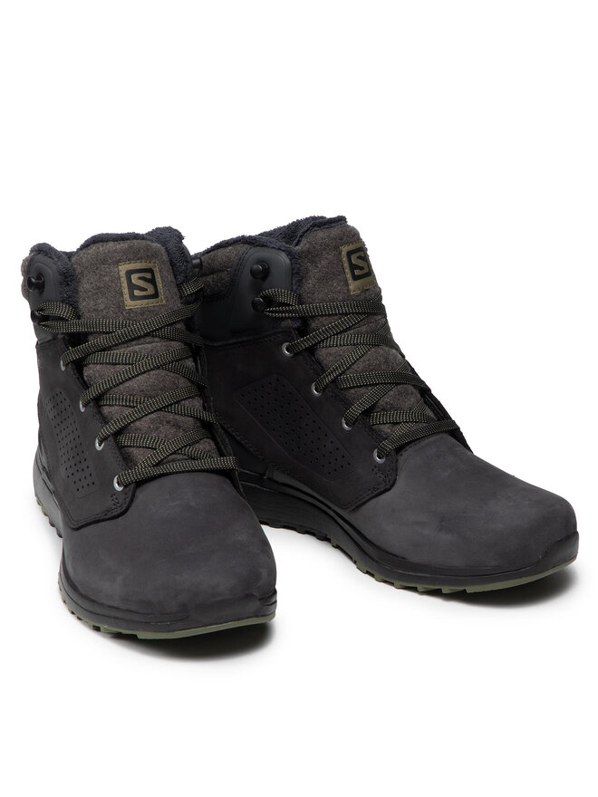 Trekkingschuhe Salomon Utility Winter Cs Wp 414455 27 V0 Schwarz eschuhe