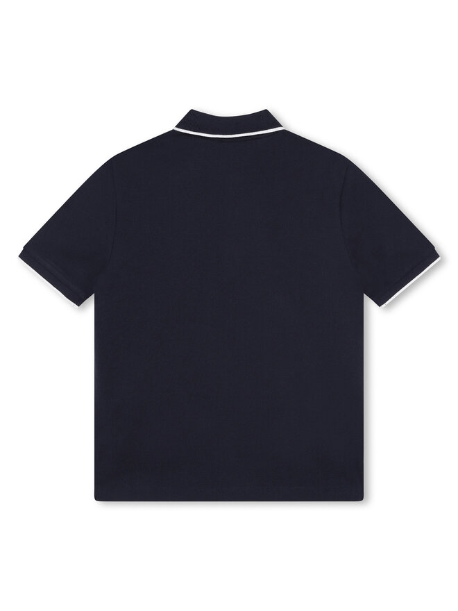 BOSS Boss Поло J25P26 D Cиній Regular Fit
