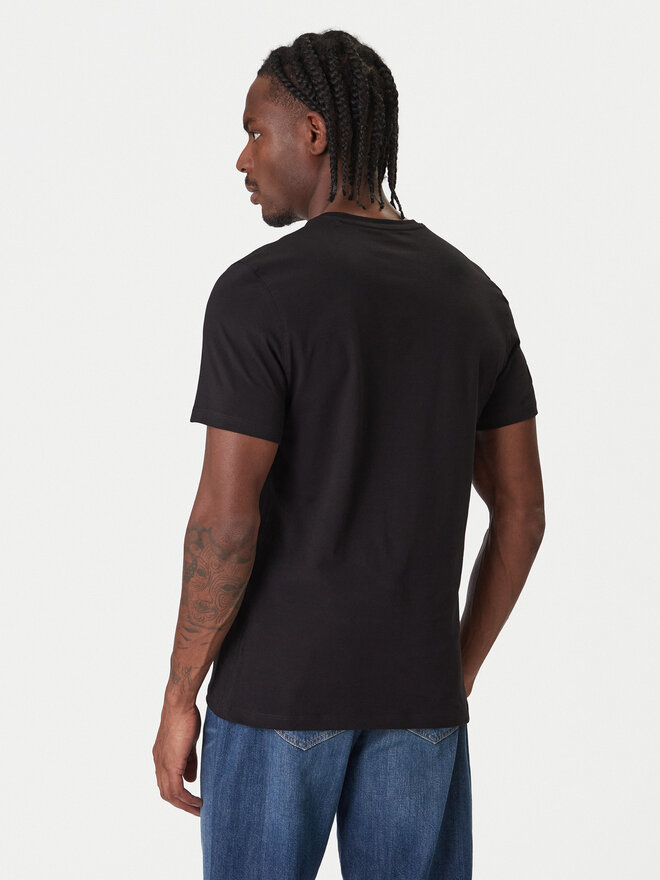 Guess Guess Футболка M6RI17 J1314 Чорний Slim Fit