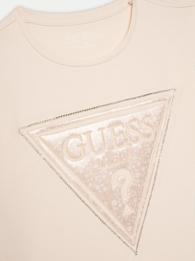 Guess Guess Marškinėliai J5GI15 K6YW4 Rožinė Regular Fit
