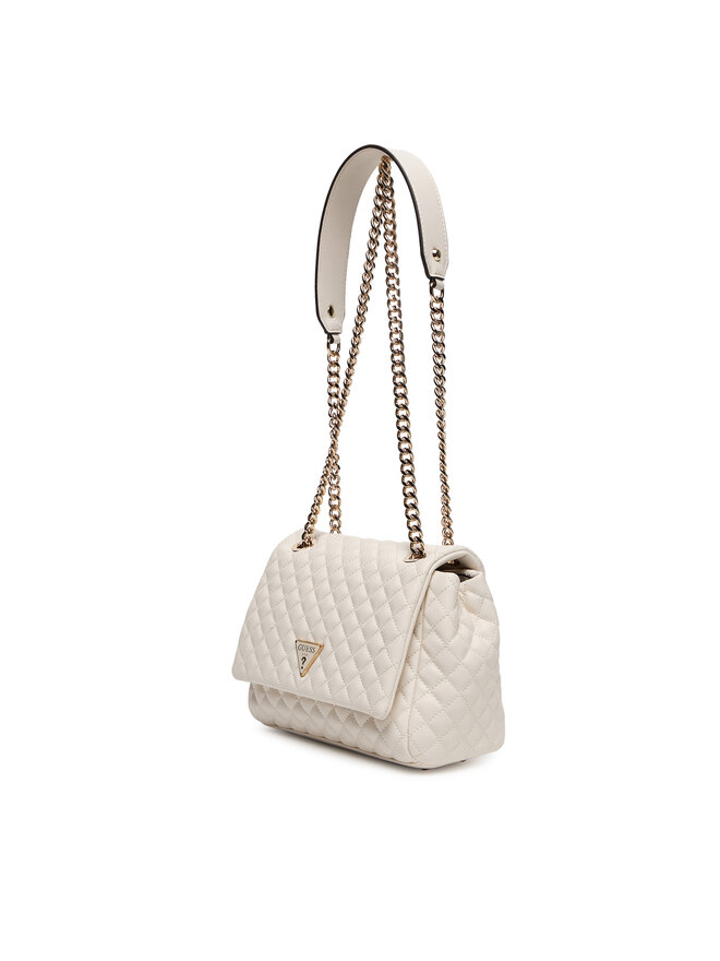 Guess Ročna torba Guess Everlee HWQG86 79210 Bela