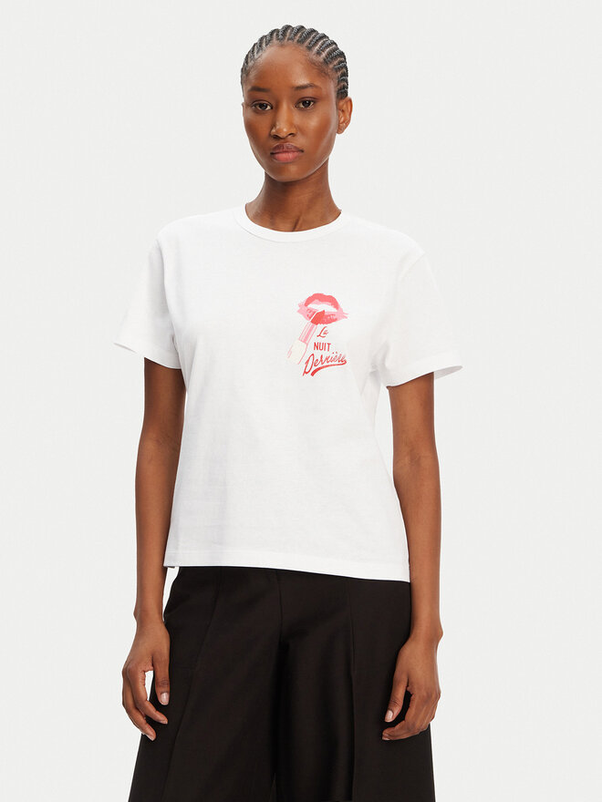 HUGO HUGO Camiseta Destrel_2 50544897 Blanco Relaxed Fit