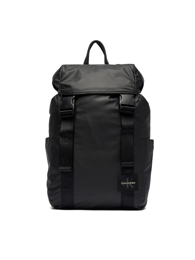 Calvin Klein Rucksack Calvin Klein Rubberized Flap Backpack LV04D3479G Schwarz