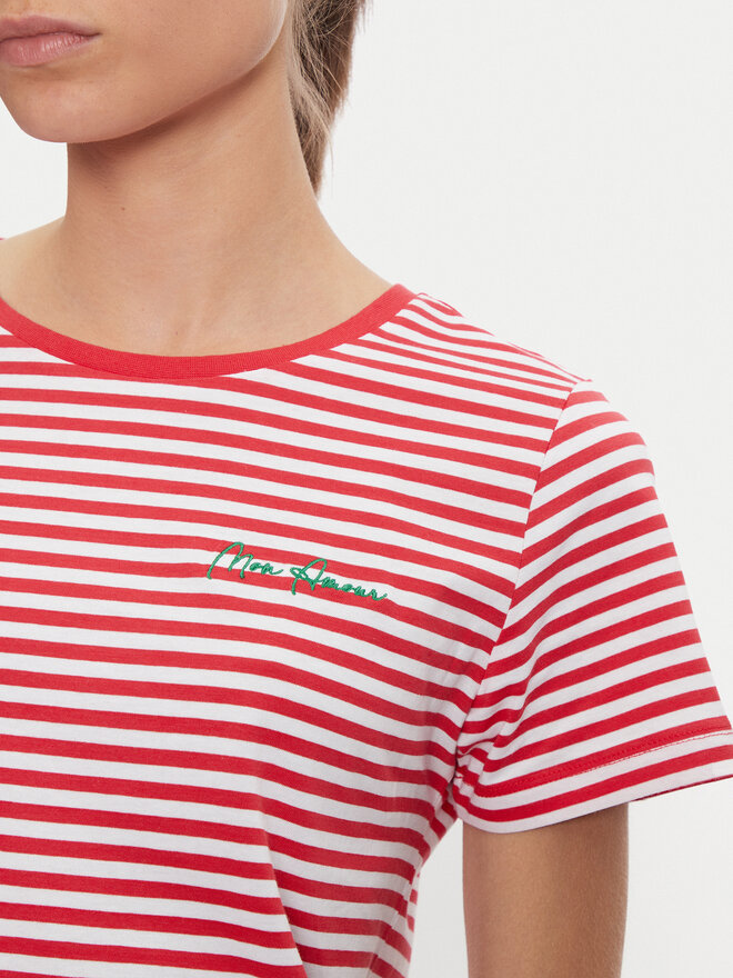 Noisy May Noisy May T-Shirt 27025691 Rot Regular Fit