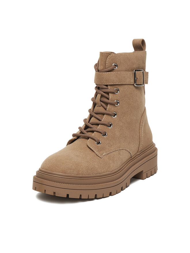 DeeZee Botines planos DeeZee 60120-11 Beis