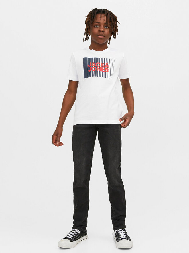 Jack&Jones Junior Jack&Jones Junior Футболка Corp Logo 12257365 Білий Standard Fit