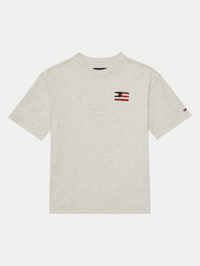 Tommy Hilfiger Tommy Hilfiger Marškinėliai KB0KB09531 D Pilka Regular Fit