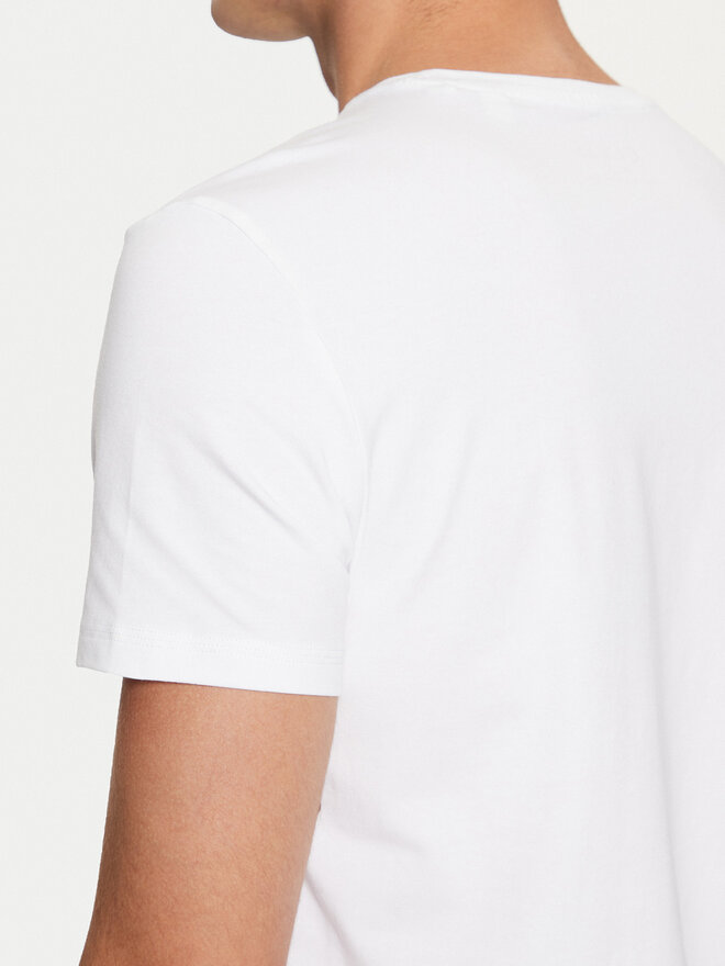 Guess Guess Camiseta Caleb U97M00 KCD31 Blanco Slim Fit