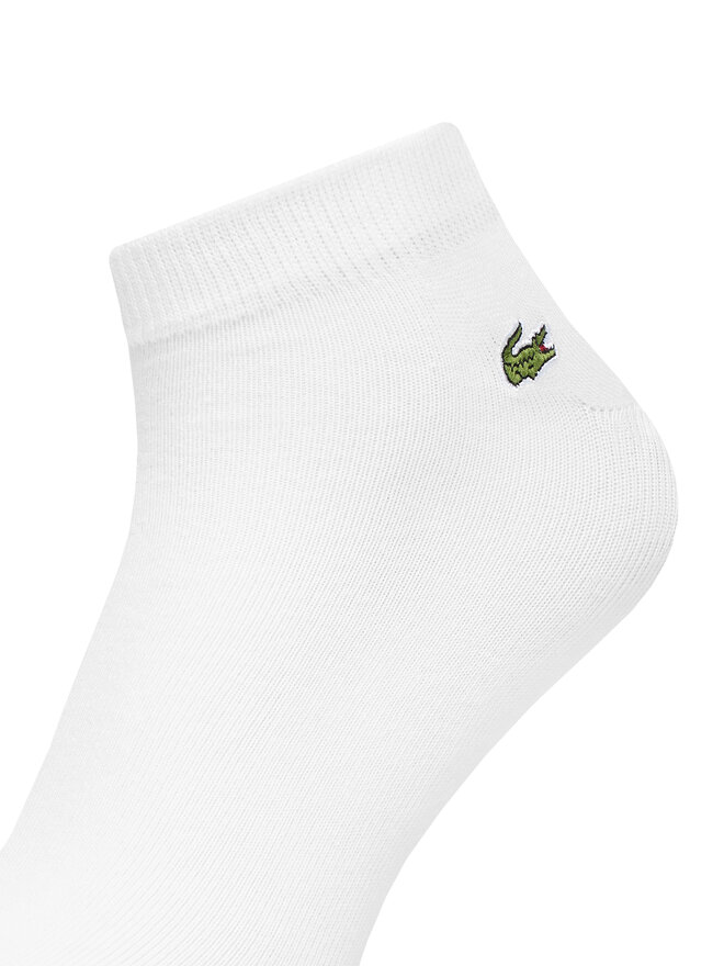 Lacoste 3er-Set niedrige Unisex-Socken Lacoste RA2917 Weiß