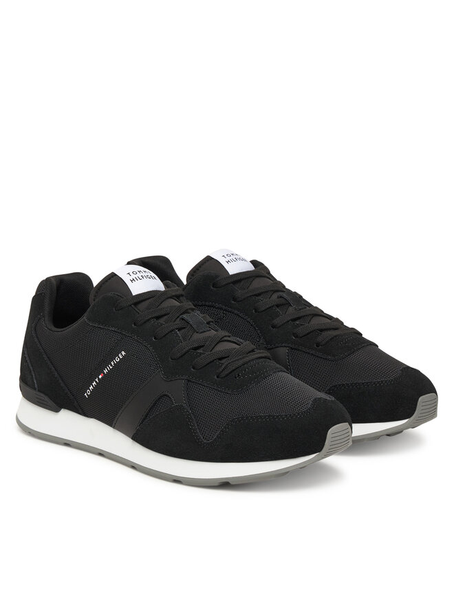 Tommy Hilfiger Sneakers Tommy Hilfiger Runner Icon Mix FM0FM05679 Negru