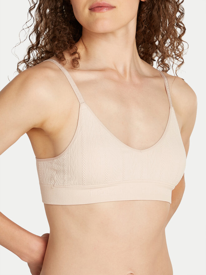 Tommy Hilfiger Tommy Hilfiger Σουτιέν τοπ UW0UW05501 Μπεζ