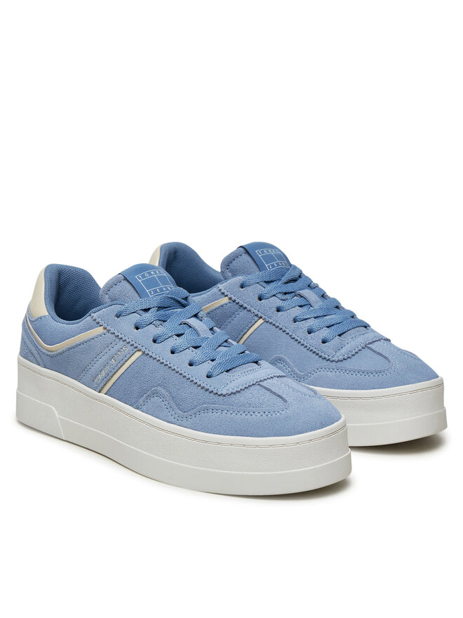 Tommy Jeans Снікерcи Tommy Jeans The Greenwich Flatform Elevated EN0EN02676 Сірий