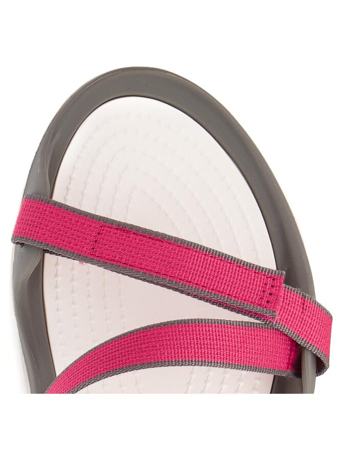Crocs Sandalen Crocs Swiftwater Webbing Sandal W 204804 Rosa
