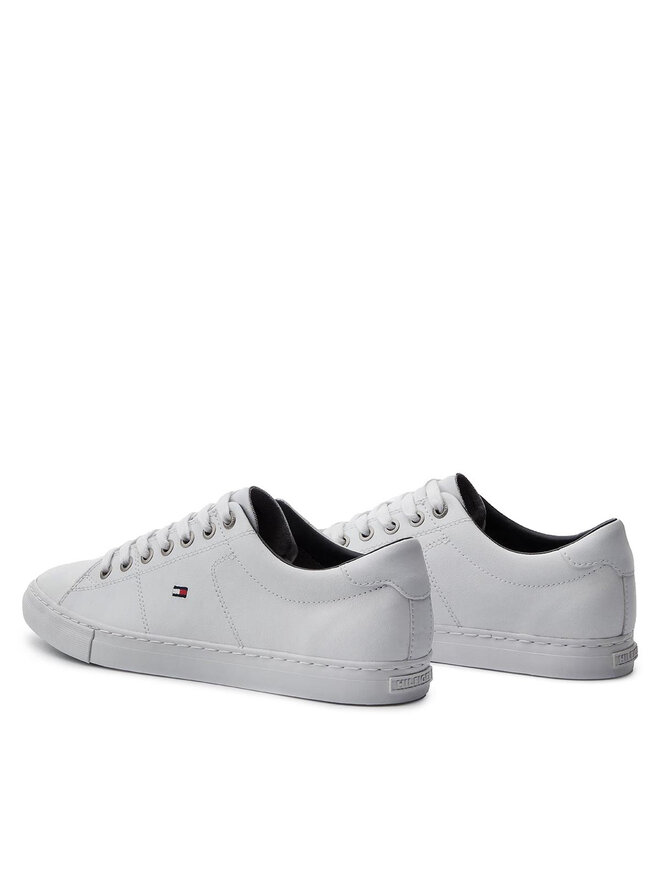 Tommy Hilfiger Superge Tommy Hilfiger Essential Leather Sneaker FM0FM02157 Bela