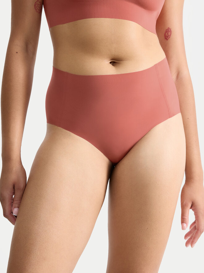 Sloggi Sloggi Klassischer Damenslip mit hoher Taille Zero Feel 10217759 Orange