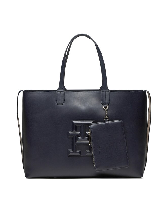 Tommy Hilfiger Сумка Tommy Hilfiger Iconic Tommy Tote AW0AW15687 Cиній