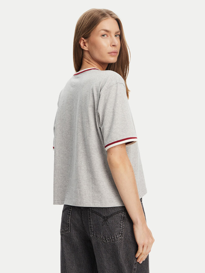 Guess Jeans Guess Jeans Camiseta W5YI19 K8HM0 Gris Regular Fit