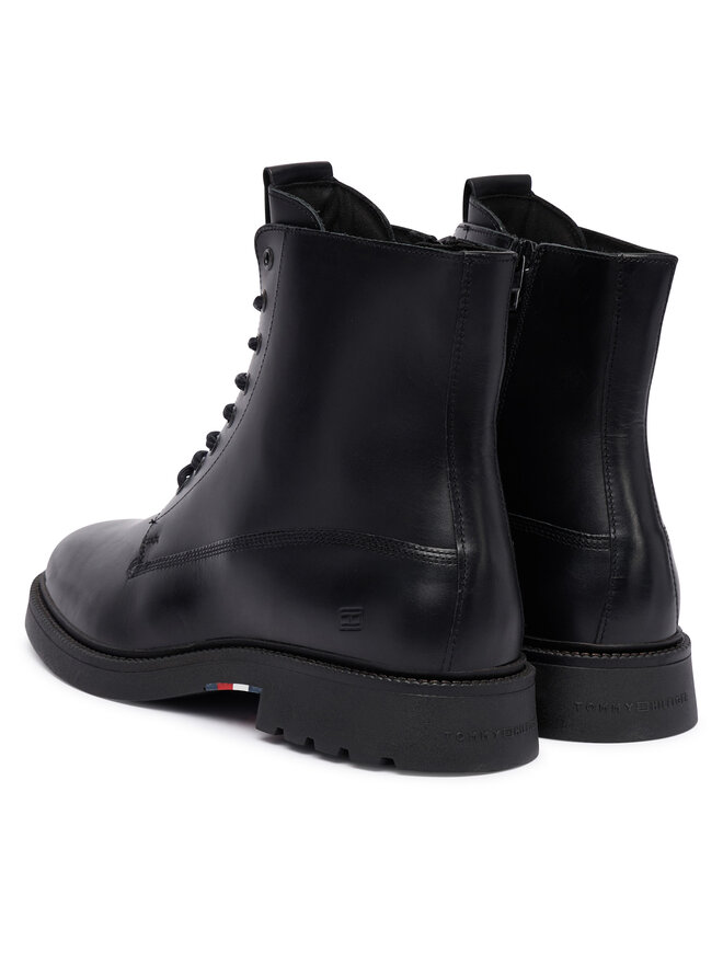 Tommy Hilfiger Μπότες Tommy Hilfiger Comfort Lwt FM0FM05593 Μαύρο