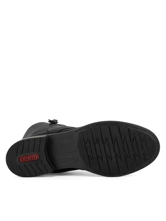 Rieker Schnürschuhe Rieker 72221-00 Schwarz