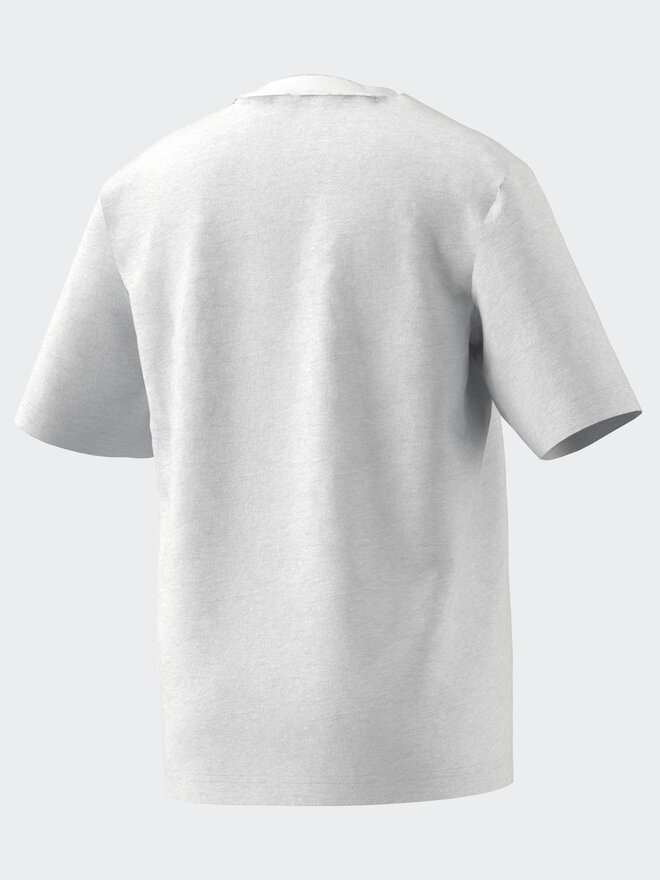 adidas adidas Marškinėliai Future Icons Logo Piqué T-Shirt IK9328 Balta Loose Fit