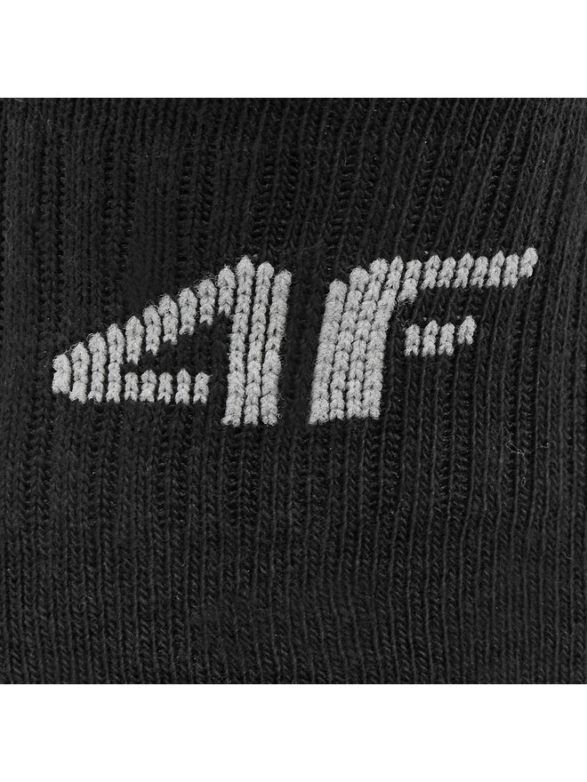 4F 5 pares de calcetines tobilleros para niño 4F 4FJWSS24USOCM251 Negro