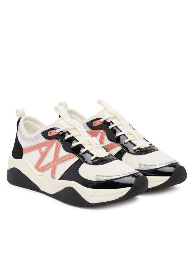 Armani Exchange Sneakersy Armani Exchange XDX039 XV311 MZ287 Écru