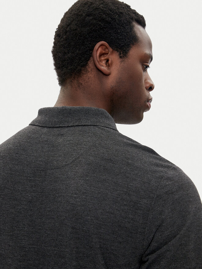 Brave Soul Brave Soul Poloshirt MLT-412KLAY Grau Regular Fit