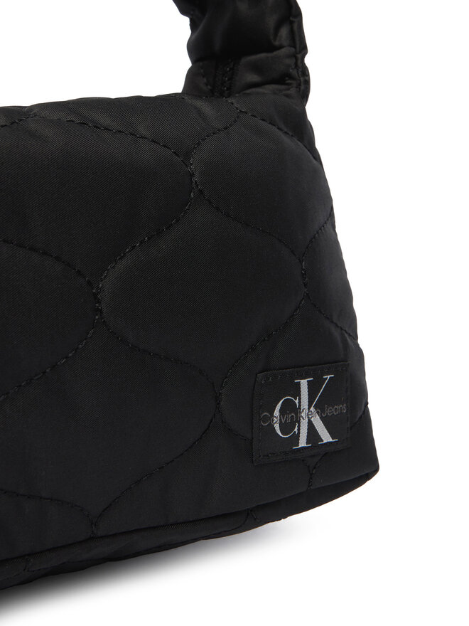 Calvin Klein Дамска чанта Calvin Klein Quilted Shoulder Bag IU0IU00724 Черен