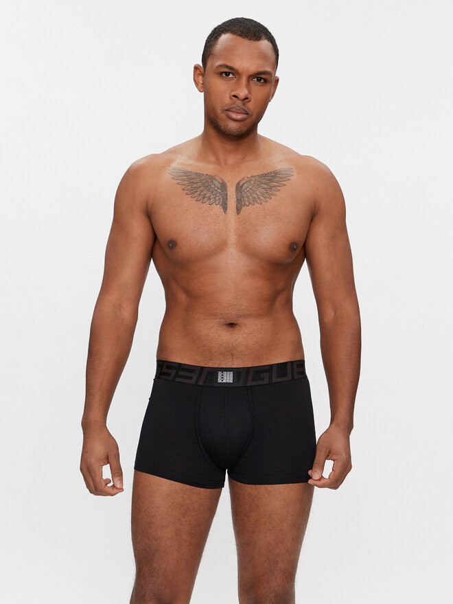 Guess Guess Pack de 3 bóxers Idol U4RG01 K6YW0 Negro