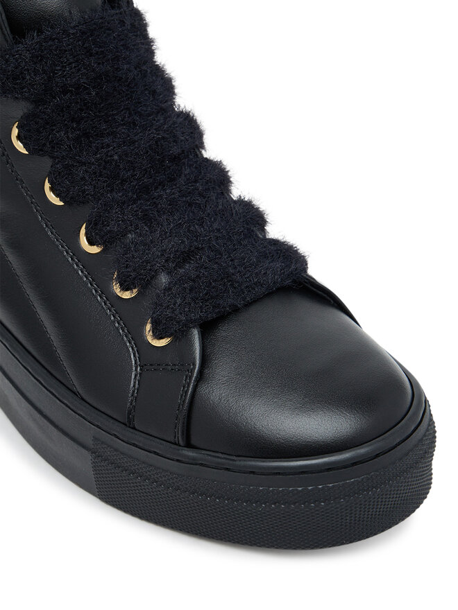 Elisabetta Franchi Botine Elisabetta Franchi High Top Lace UP F4-A9E-0362-1251930 S Negru