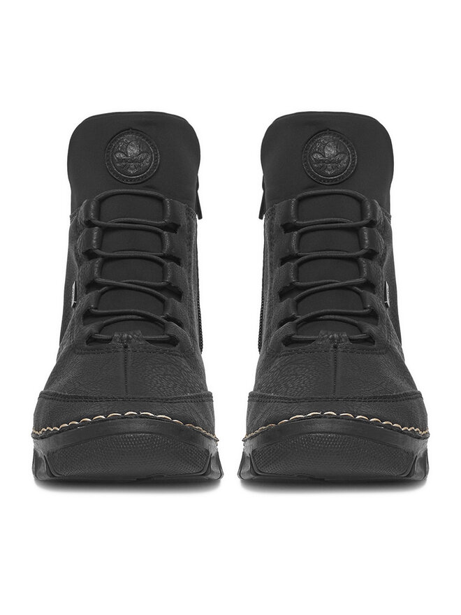Rieker Schnürschuhe Rieker 55069-00 Schwarz