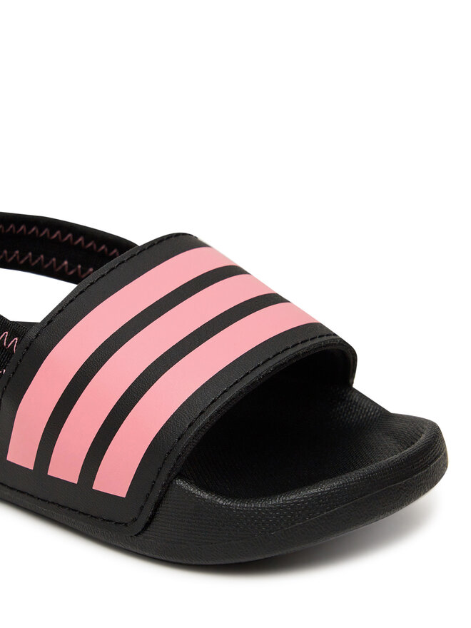 adidas Sandały adidas adilette Estrap JR5325 Czarny