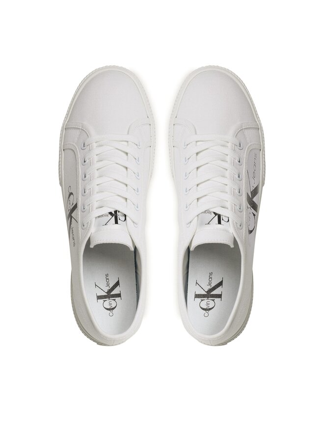 Calvin Klein Jeans Tenisówki Calvin Klein Jeans Essential Vulcanized 1 YM0YM00306 Biały