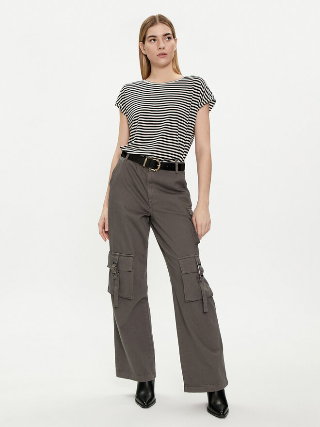 Vero Moda Vero Moda Marškinėliai Ava 10284469 Juoda Regular Fit
