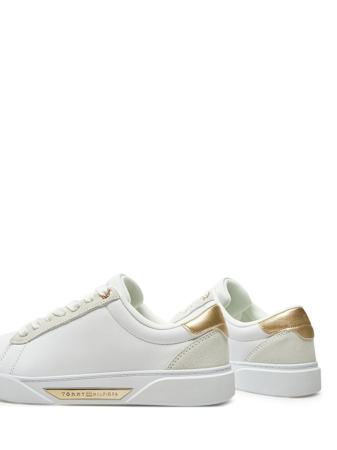 Tommy Hilfiger Sneakersy Tommy Hilfiger Chic Court Sneaker FW0FW08382 Biały