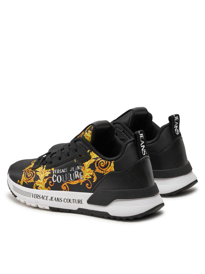Versace Jeans Couture Sneakersy Versace Jeans Couture 76VA3SAA Czarny